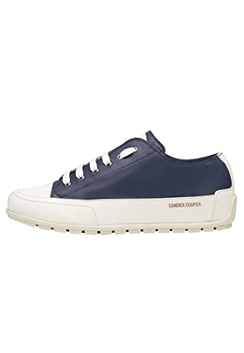 Candice Cooper Sanborn S-Sneakers aus Leder in Vintage-Optik, Marineblau 43 im Sale